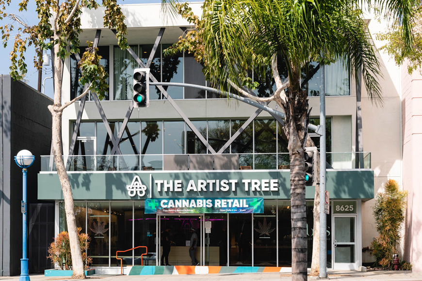 The Artist Tree Dispensary in West Hollywood