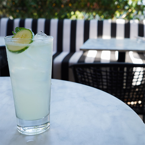 Mojito on table
