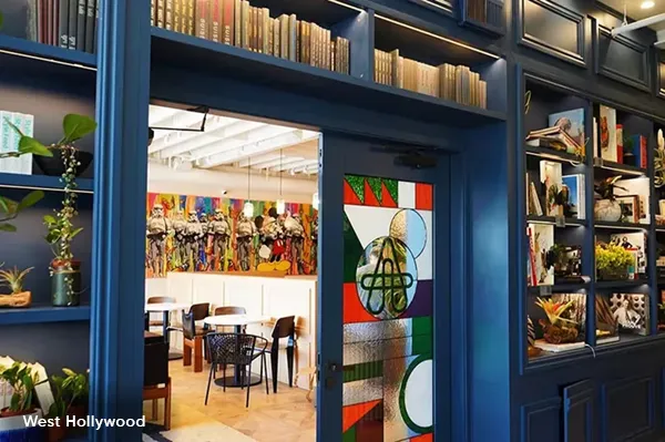 Lounge Doors at the Studio Cannabis Lounge