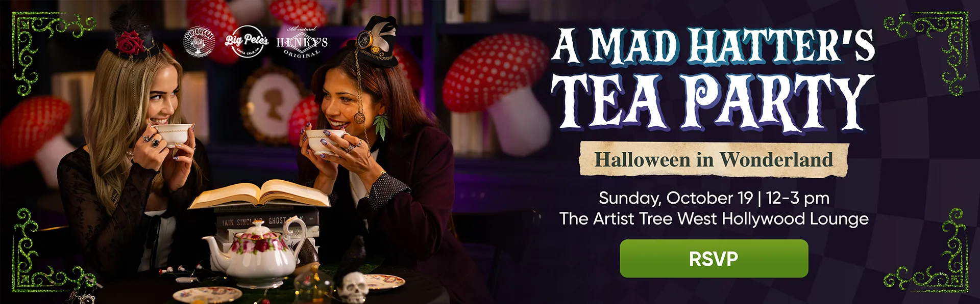 A Mad Hatters Tea Party Sunday October 19 | 12-3pm RSVP Now