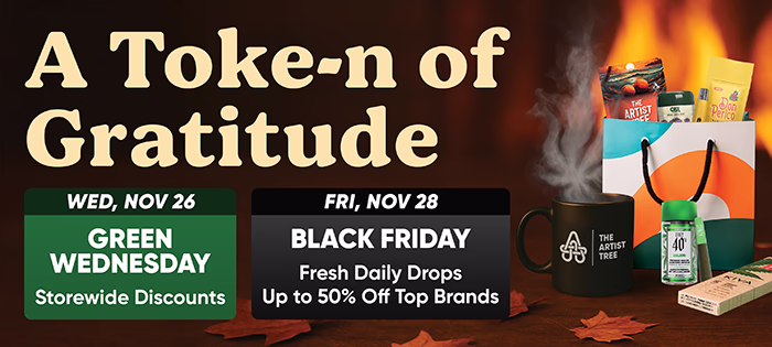 A token of Gratitude Green Wednesday and Black Friday discounts