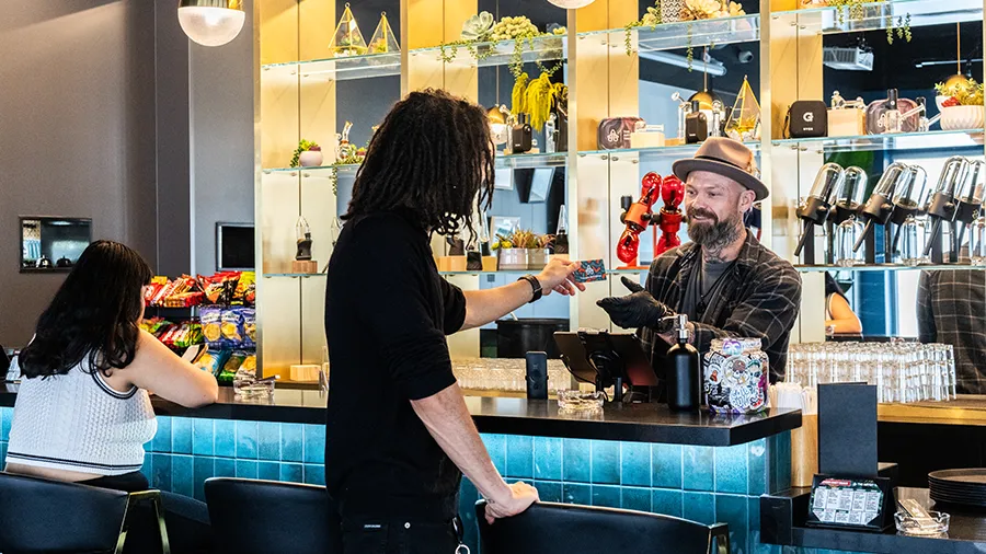 The bar at the Hawthorn Lounge